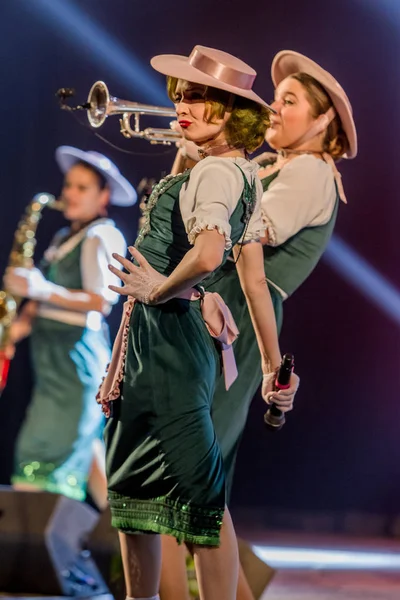 Odessa Ucrania Marzo 2019 Espectáculo Musical Brillante Freedom Jazz Hermosa — Foto de Stock