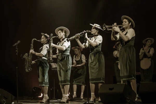 Odessa Ukraine März 2019 Helle Musikshow Freedom Jazz Schöne Weibliche — Stockfoto