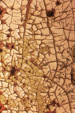 Vintage ahşap arka plan doku ahşap yıpranmış rustik duvar soyulması boya ile boyanmış. Kopya eski ahşap doku için boş alanı. Boya ile lots-in küçük çatlaklar, Soyut doku kırık