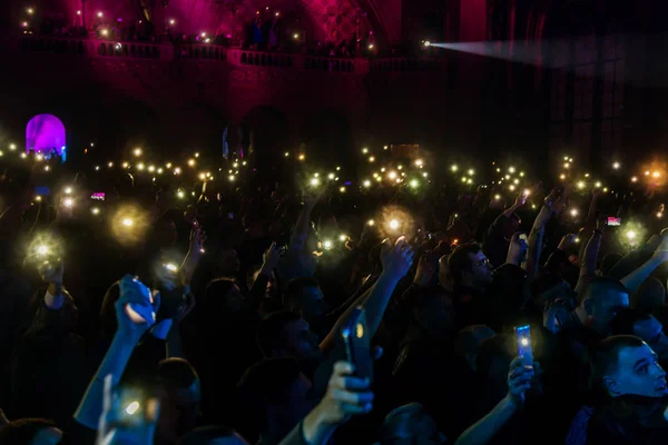 Odessa Ucrania Marzo 2019 Los Espectadores Auditorio Sala Conciertos Conocen — Foto de Stock