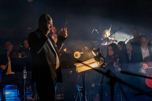 Odessa Ucrania Marzo 2019 Concierto Orquesta Sinfónica Teatro Músicos Orquesta — Foto de Stock
