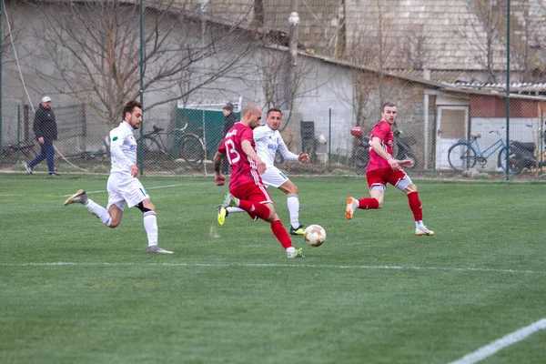 Oděssa Ukrajina Března 2019 První Liga Balkánu Oděssa Miner Napjaté — Stock fotografie