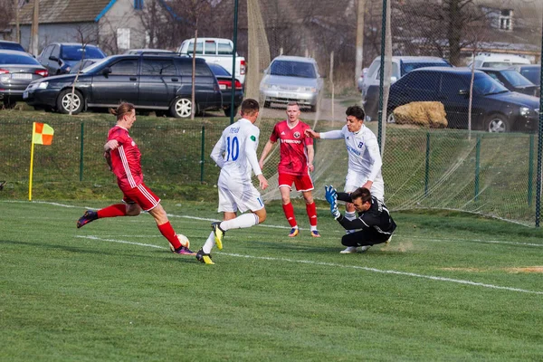 Odessa Ukraina Mars 2019 Första Liga Matchen Balkan Odessa Miner — Stockfoto