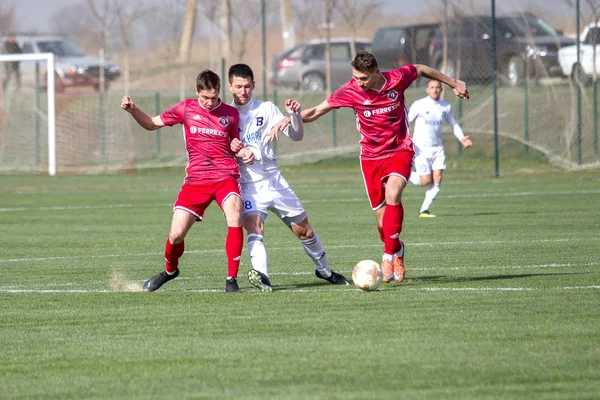 Oděssa Ukrajina Března 2019 První Liga Balkánu Oděssa Miner Napjaté — Stock fotografie