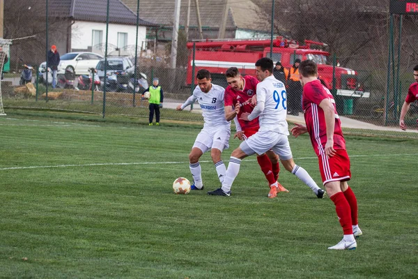 Odessa Ukraina Mars 2019 Första Liga Matchen Balkan Odessa Miner — Stockfoto