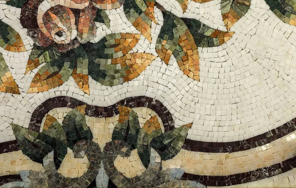 Красивого Мраморного Панно Внутренняя Мраморная Мозаика Кусок Мрамора Венецианская Мозаика — стоковое фото