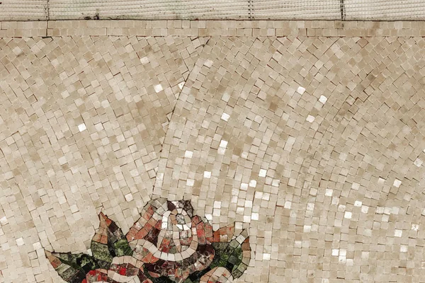Mermer Mozaik arka plan. Mermer Mozaik paneli. Seçici foc — Stok fotoğraf