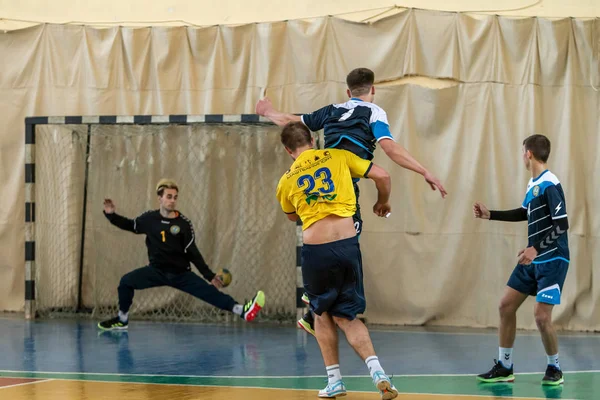 Odessa, Oekraïne-3 april 2019: regionale handbal mannen tournam — Stockfoto