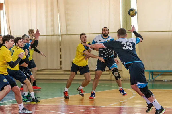 Odessa, Oekraïne-3 april 2019: regionale handbal mannen tournam — Stockfoto