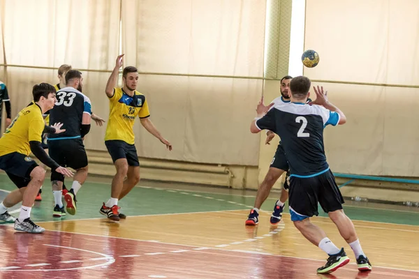 ODESSA, UCRANIA - 3 de abril de 2019: Torneo regional de balonmano masculino — Foto de Stock