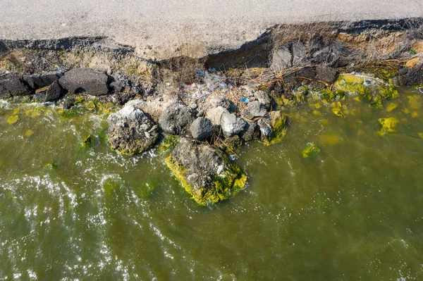 Après Tremblement Terre Une Forte Tempête Hiver Gel Destructeur Sévère — Photo