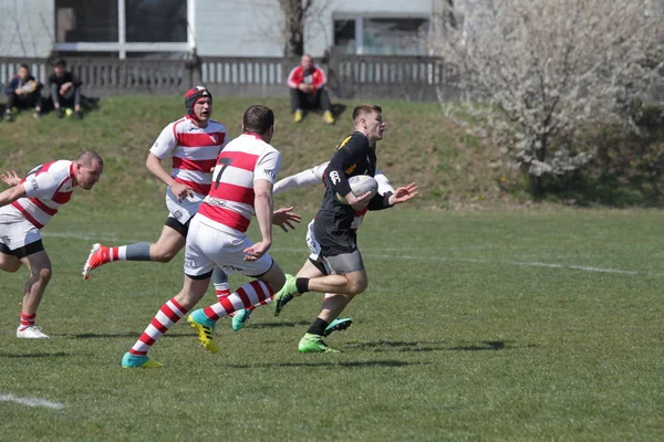 Odessa Ucrania Abril 2019 Selección Nacional Credo Odessa Campeonato Rugby — Foto de Stock