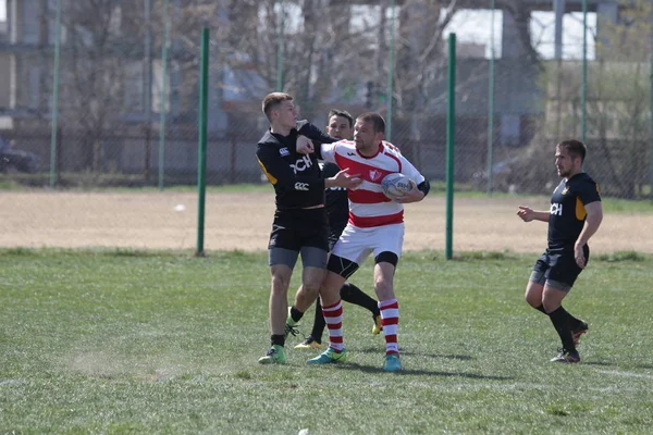 Odessa Ucrania Abril 2019 Selección Nacional Credo Odessa Campeonato Rugby —  Fotos de Stock