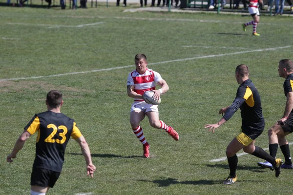 Odessa Ucrania Abril 2019 Selección Nacional Credo Odessa Campeonato Rugby — Foto de Stock