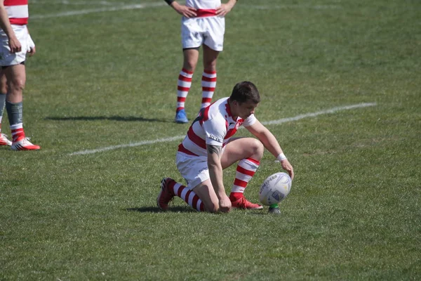 Odessa Ukraine Avril 2019 Équipe Nationale Credo Odessa Championnat Rugby — Photo