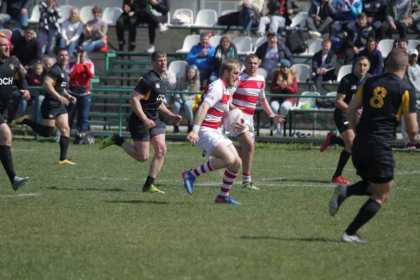 Odessa Ucrania Abril 2019 Selección Nacional Credo Odessa Campeonato Rugby —  Fotos de Stock