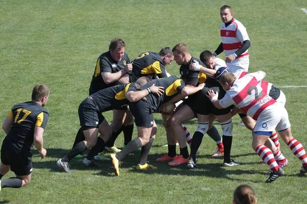 Odessa Ucrania Abril 2019 Selección Nacional Credo Odessa Campeonato Rugby —  Fotos de Stock