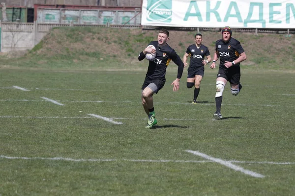 Odessa Ukraina April 2019 Landslag Credo Odessa Olympic Kharkov Rugby — Stockfoto