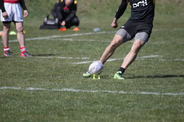 Odessa Ucrania Abril 2019 Selección Nacional Credo Odessa Campeonato Rugby —  Fotos de Stock