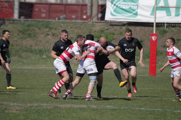 Odessa Ukraine Avril 2019 Équipe Nationale Credo Odessa Championnat Rugby — Photo