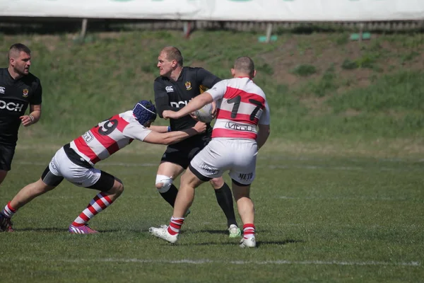 Odessa Ukraine Avril 2019 Équipe Nationale Credo Odessa Championnat Rugby — Photo