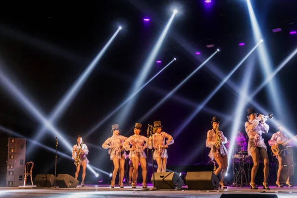 Odessa Ukraine Mart 2019 Bright Music Show Freedom Jazz Parlak — Stok fotoğraf
