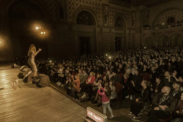 Odessa Ukraina April 2019 Publik Åskådare Rock Konsert Alosha Musik — Stockfoto