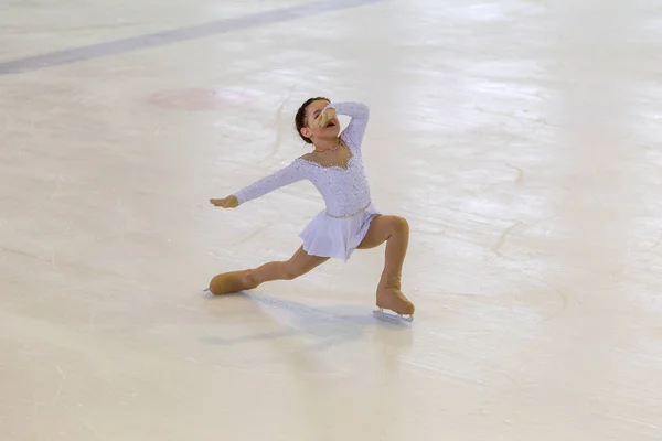 Odessa Ukraine Apr 2019 Young Children Figure Skating Ice Arena — Stock Photo, Image