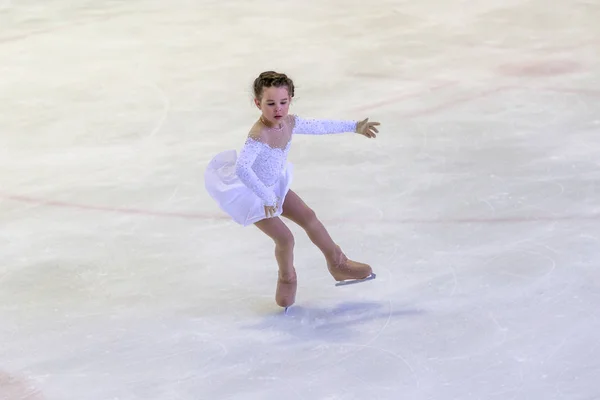 Odessa Ucrania Abr 2019 Niños Pequeños Patinando Arena Hielo Del — Foto de Stock