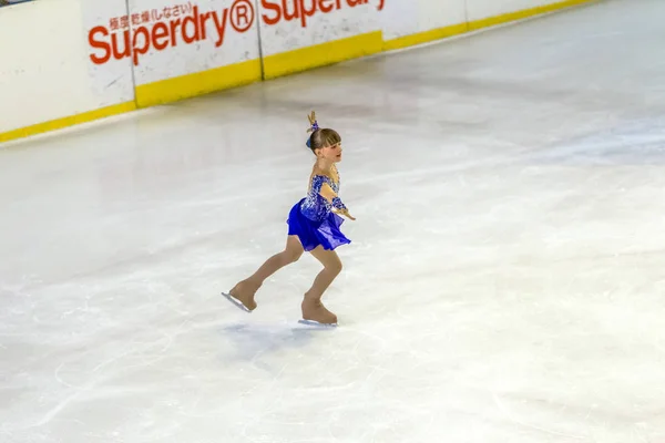 Odessa Ukraine Apr 2019 Young Children Figure Skating Ice Arena — Stock Photo, Image