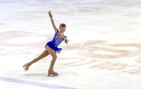 Odessa Ukraine Apr 2019 Young Children Figure Skating Ice Arena — Stock Photo, Image