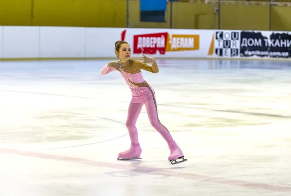 Odessa Oekraïne Apr 2019 Jonge Kinderen Kunstrijden Ice Arena Van — Stockfoto