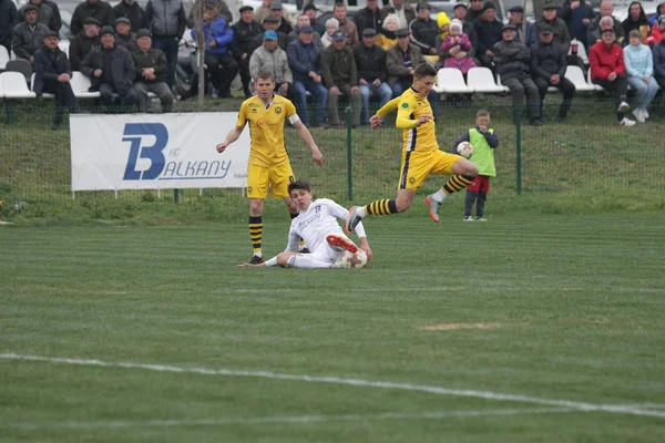 Oděsa Ukrajina Dubna 2019 Fotbalový Zápas První Ligy Balkánu Odessa — Stock fotografie