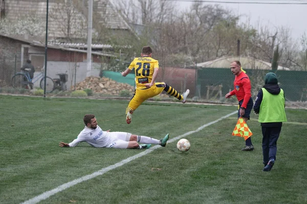 Odessa Ukrayna Nisan 2019 Futbol Maçı Ilk Lig Balkans Odessa — Stok fotoğraf