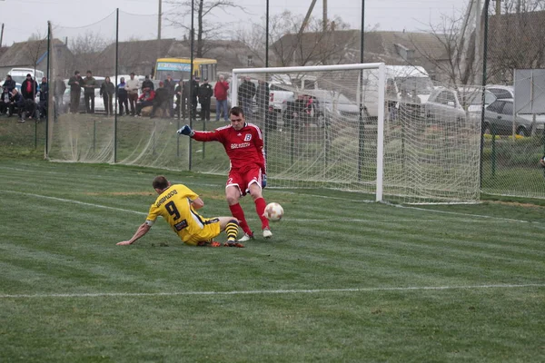 Odessa Ukraine Abril 2019 Primeira Liga Futebol Balkans Odessa Metalist — Fotografia de Stock