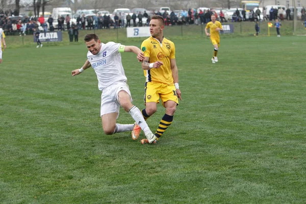 Odessa Ucrania Abril 2019 Partido Fútbol Primera Liga Del Balkans — Foto de Stock