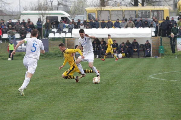 Odessa Ukraine Abril 2019 Primeira Liga Futebol Balkans Odessa Metalist — Fotografia de Stock