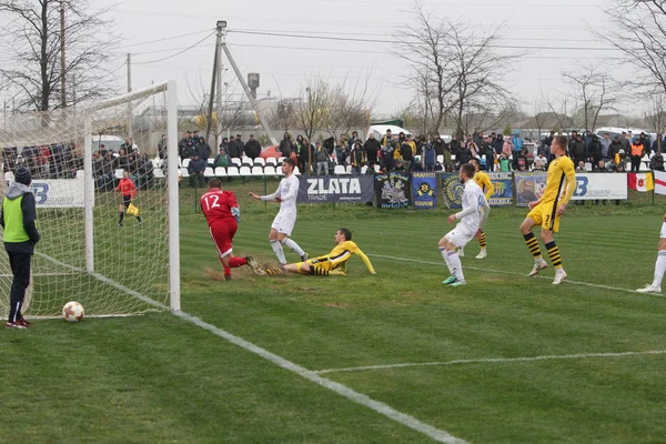 Odessa Ukraine April 2019 Fußballspiel Der Ersten Liga Des Balkan — Stockfoto