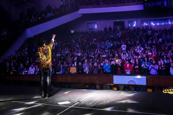 Odessa Oekraïne Apr 2019 Oekraïense Zangeres Alekseev Concertpodium Concertpodium Met — Stockfoto