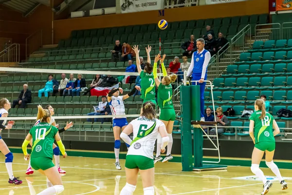 Odessa Ukraina Apr 2019 Volleyboll Cup Ukraina Grön Mästare Ukraina — Stockfoto