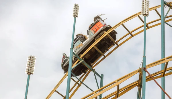 Odessa Ukraine May 2019 Visitors Ride Road Slides Amusement Park — Stock Photo, Image