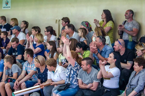 Odessa Ucraina Maggio 2019 Gli Spettatori Fan Negli Stand Della — Foto Stock
