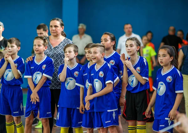 Odessa Ukraine May18 2019 Crianças Jogam Rugby Durante Jogos Finais — Fotografia de Stock