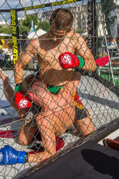 Odessa Ucraina Giugno 2019 Pugili Delle Mma Combattono Senza Regole — Foto Stock