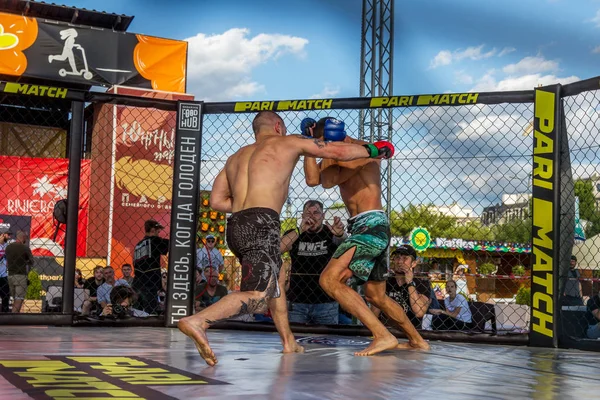 Odessa Ukraine Juin 2019 Les Combattants Boxeurs Mma Battent Sans — Photo