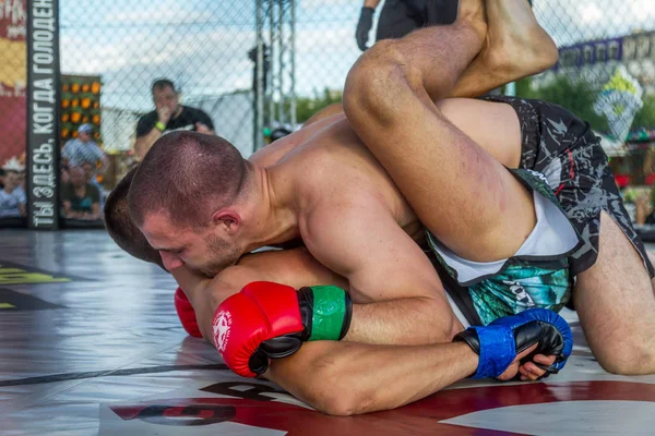 Odessa Oekraïne Juni 2019 Vechters Van Mma Boxers Vechten Zonder — Stockfoto