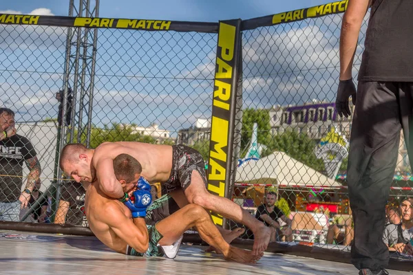 Odessa Ukraine Juin 2019 Les Combattants Boxeurs Mma Battent Sans — Photo