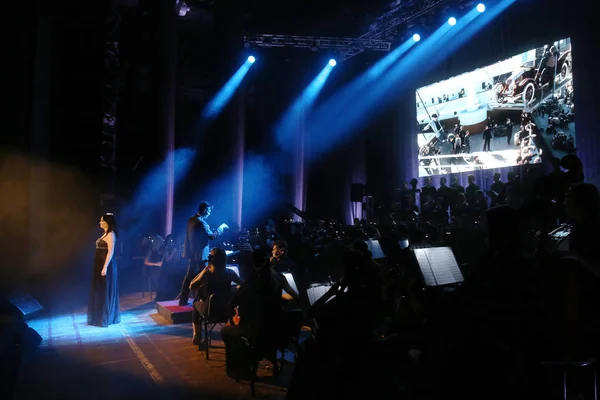 Oděssa Ukrajina Července 2019 Koncert Symfonického Orchestru Andrey Cherny Divadelní — Stock fotografie