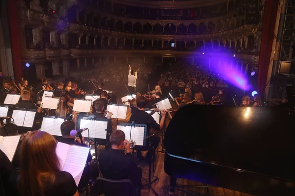 Oděssa Ukrajina Července 2019 Koncert Symfonického Orchestru Andrey Cherny Divadelní — Stock fotografie