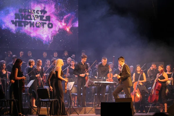 Odessa Ucrania Julio 2019 Concierto Orquesta Sinfónica Andrey Cherny Escenario — Foto de Stock